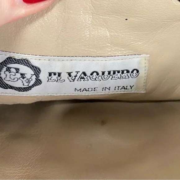 El Vaquero -  Studded Rhinestone Tassel Black Boots- - 7 - Picture 12 of 15